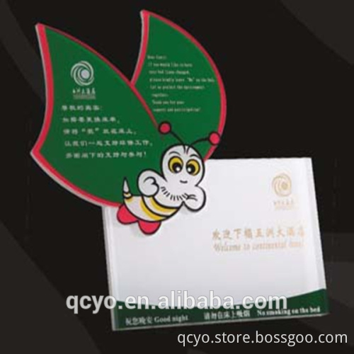 QCY-SHD-20 customized new style clear acrylic sign holder for display